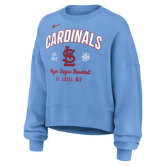 MLB St. Louis Cardinals Nike Women's Oversized High Hip Pullover Sweatshirt