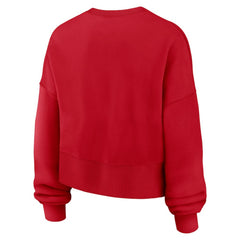 MLB Texas Rangers Nike Women's Oversized High Hip Pullover Sweatshirt
