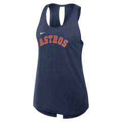 MLB Houston Astros Nike Open-Back Crisscross Dri-FIT Tank Top