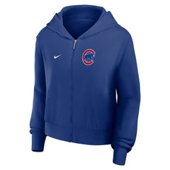 MLB Chicago Cubs Nike Women's Cropped Chill Full-Zip Hoodie