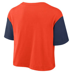 MLB Houston Astros Nike Women's Script Dri-FIT Cropped T-Shirt