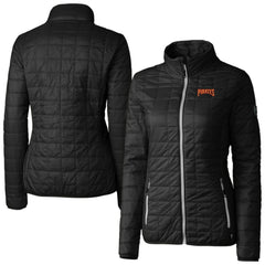 MLB Pittsburgh Pirates Cutter & Buck Women's Rainier PrimaLoft Eco Insulated Full-Zip Puffer Jacket