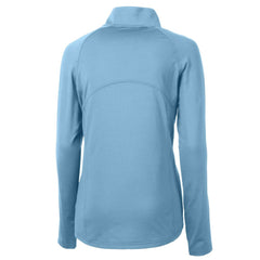 MLB Baltimore Orioles Cutter & Buck Women's DryTec Adapt Eco Knit Stretch Recycled Raglan Half-Zip Top