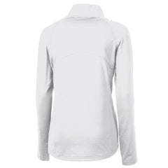 MLB Philadelphia Phillies Cutter & Buck Women's Cooperstown Collection DryTec Adapt Eco Knit Stretch Recycled Raglan Half-Zip Top