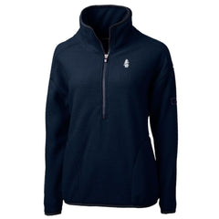 MLB Chicago Cubs Cutter & Buck Women's Cooperstown Collection Cascade Eco Sherpa Fleece Half-Zip Pullover Jacket