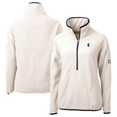 MLB Chicago Cubs Cutter & Buck Women's Cooperstown Collection Cascade Eco Sherpa Fleece Half-Zip Pullover Jacket