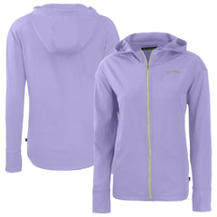MLB Colorado Rockies Cutter & Buck Women's Daybreak Eco Recycled Full-Zip Hoodie Jacket