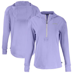 MLB Colorado Rockies Cutter & Buck Women's Daybreak Eco Recycled Half-Zip Hoodie