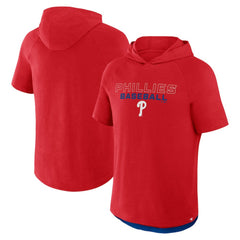 MLB Philadelphia Phillies Fanatics Clubhouse Optimal Play Raglan Hoodie T-Shirt