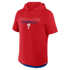 MLB Philadelphia Phillies Fanatics Clubhouse Optimal Play Raglan Hoodie T-Shirt
