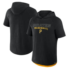MLB Pittsburgh Pirates Fanatics Clubhouse Optimal Play Raglan Hoodie T-Shirt