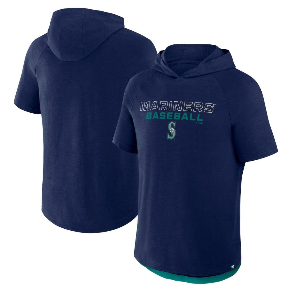 MLB Seattle Mariners Fanatics Clubhouse Optimal Play Raglan Hoodie T-Shirt