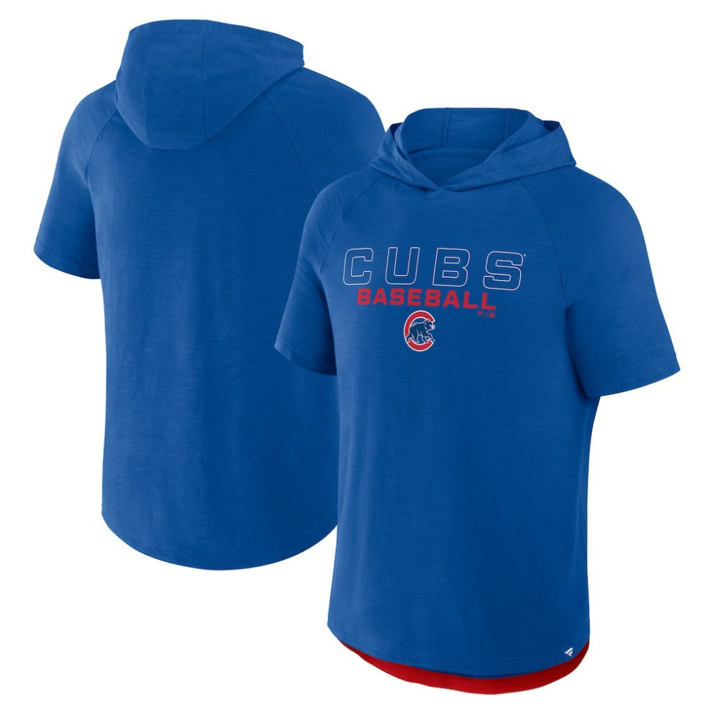 MLB Chicago Cubs Fanatics Clubhouse Optimal Play Raglan Hoodie T-Shirt