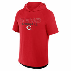 MLB Cincinnati Reds Fanatics Clubhouse Optimal Play Raglan Hoodie T-Shirt
