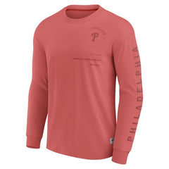 MLB Philadelphia Phillies Fanatics Elements Future Ground Tonal Info Long Sleeve T-Shirt