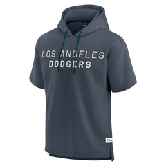 MLB Los Angeles Dodgers Fanatics Elements Future Ground Lettering Short Sleeve Pullover Hoodie