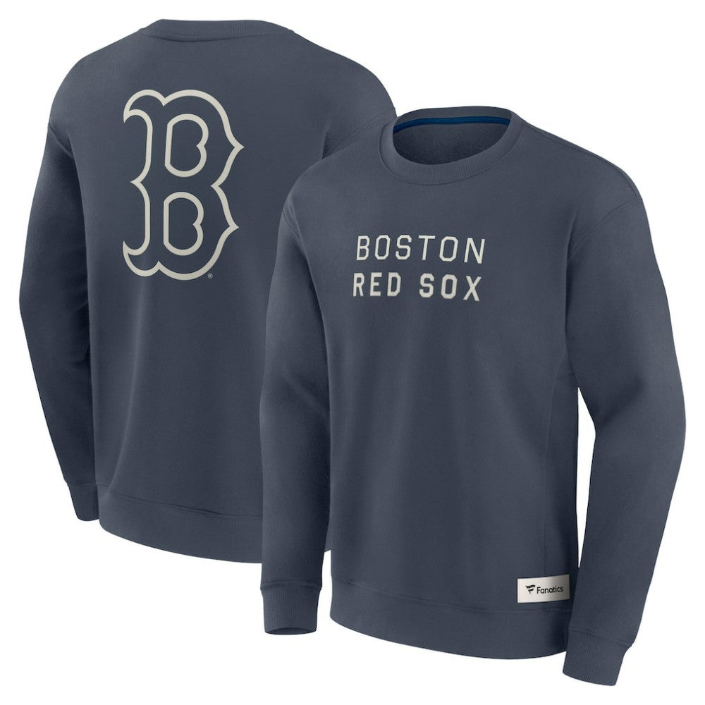 MLB Boston Red Sox Fanatics Elements Future Ground Lettering Pullover Sweatshirt