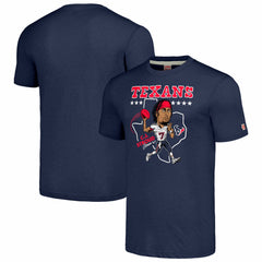 C.J. Stroud Homage Unisex Caricature Player Tri-Blend T-Shirt - Houston Texans