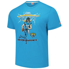 Trevor Lawrence Homage Unisex NFL Blitz Player Tri-Blend T-Shirt - Jacksonville Jaguars