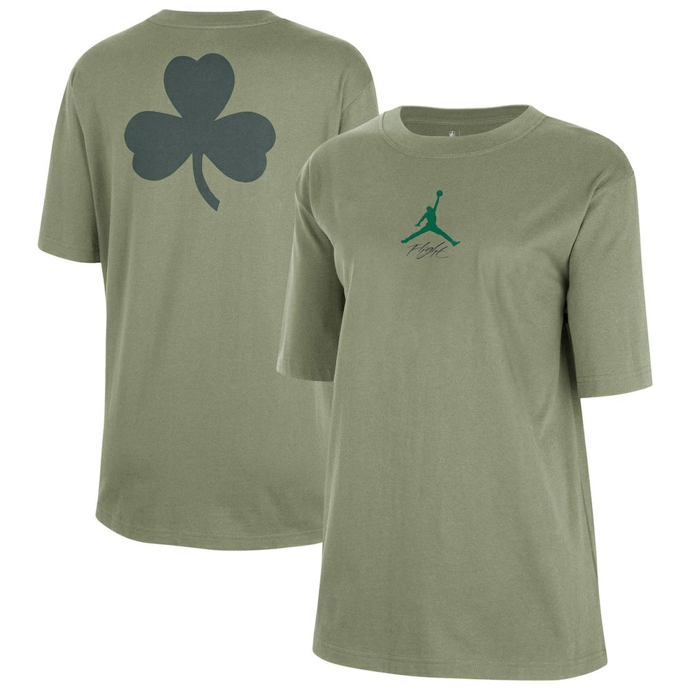 NBA Boston Celtics Jordan Brand Women's Courtside Statement Edition Boyfriend T-Shirt