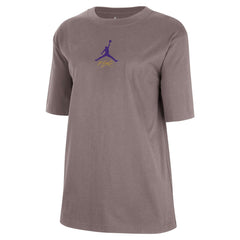 NBA Los Angeles Lakers Jordan Brand Women's Courtside Statement Edition Boyfriend T-Shirt
