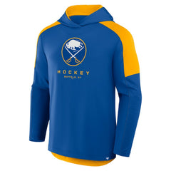 NHL Royal Buffalo Sabres Fanatics Meta Game Transitional Pullover Hoodie