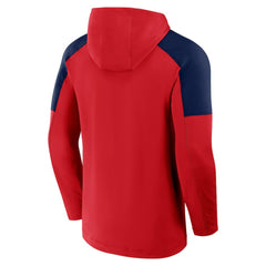 NHL Red Florida Panthers Fanatics Meta Game Transitional Pullover Hoodie