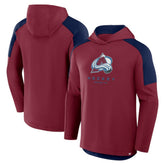 NHL Burgundy Colorado Avalanche Fanatics Meta Game Transitional Pullover Hoodie