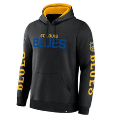 NHL Black St. Louis Blues Fanatics Big City Legacy Fleece Pullover Hoodie