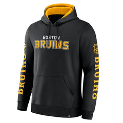 NHL Black Boston Bruins Fanatics Big City Legacy Fleece Pullover Hoodie