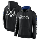 NHL Black Toronto Maple Leafs Fanatics Big City Legacy Fleece Pullover Hoodie