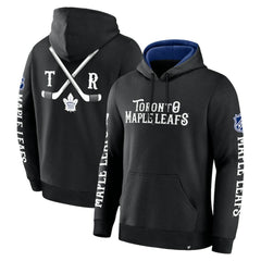 NHL Black Toronto Maple Leafs Fanatics Big City Legacy Fleece Pullover Hoodie