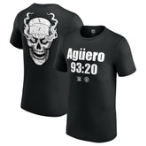 "Stone Cold" Steve Austin WWE x Manchester City Aguero 93:20 T-Shirt - Black