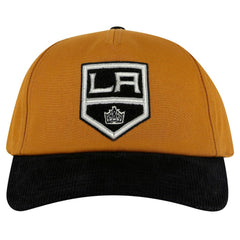 NHL Tan/Black Los Angeles Kings American Needle Burnett Adjustable Hat