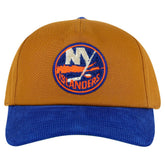 NHL Tan/Royal New York Islanders American Needle Burnett Adjustable Hat