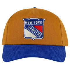 NHL Tan/Blue New York Rangers American Needle Burnett Adjustable Hat