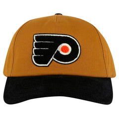 NHL Tan/Black Philadelphia Flyers American Needle Burnett Adjustable Hat