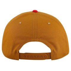 NHL Tan/Red Detroit Red Wings American Needle Burnett Adjustable Hat
