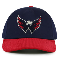 NHL Navy/Red Washington Capitals American Needle Burnett Adjustable Hat