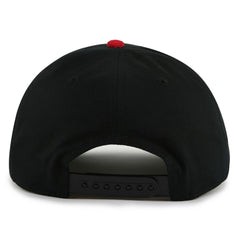 NHL Black/Red Detroit Red Wings American Needle Burnett Adjustable Hat