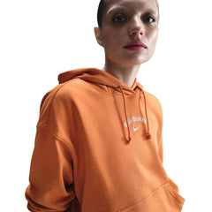 Club America Women's CA x CA Phoenix Fleece Pullover Hoodie - Nike Orange