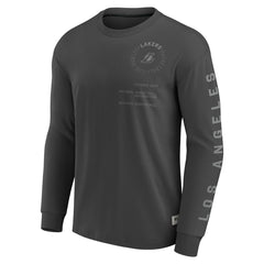 NBA Los Angeles Lakers Elements Future Ground Tonal Info Long Sleeve T-Shirt