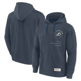 NHL Navy Tampa Bay Lightning Fanatics Future Ground Info Pullover Hoodie
