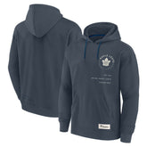 NHL Navy Toronto Maple Leafs Fanatics Future Ground Info Pullover Hoodie