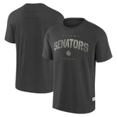 NHL Charcoal Ottawa Senators Fanatics Elements Weathered Tonal Future Ground T-Shirt