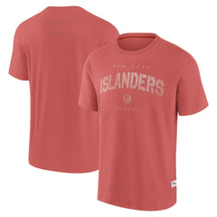 NHL Red New York Islanders Fanatics Elements Weathered Tonal Future Ground T-Shirt