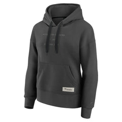 NHL Charcoal Pittsburgh Penguins Fanatics Women's Elements Future Ground Subtle Tonal Pullover Hoodie