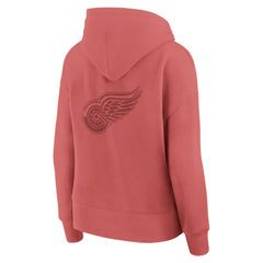 NHL Red Detroit Red Wings Fanatics Women's Elements Future Ground Subtle Tonal Pullover Hoodie