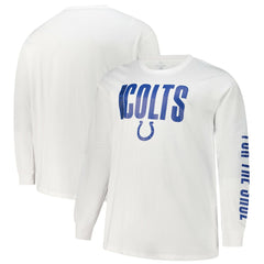Big & Tall Vision Long Sleeve T-Shirt - Indianapolis Colts