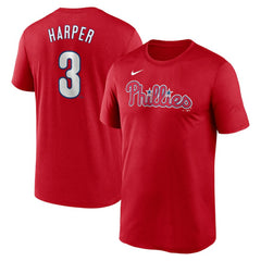 MLB Bryce Harper Philadelphia Phillies Nike Legend Name & Number Performance T-Shirt